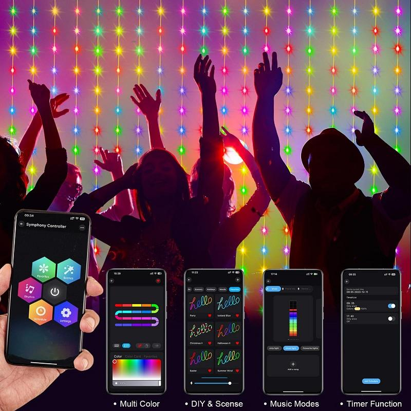 Smart Curtain Lights