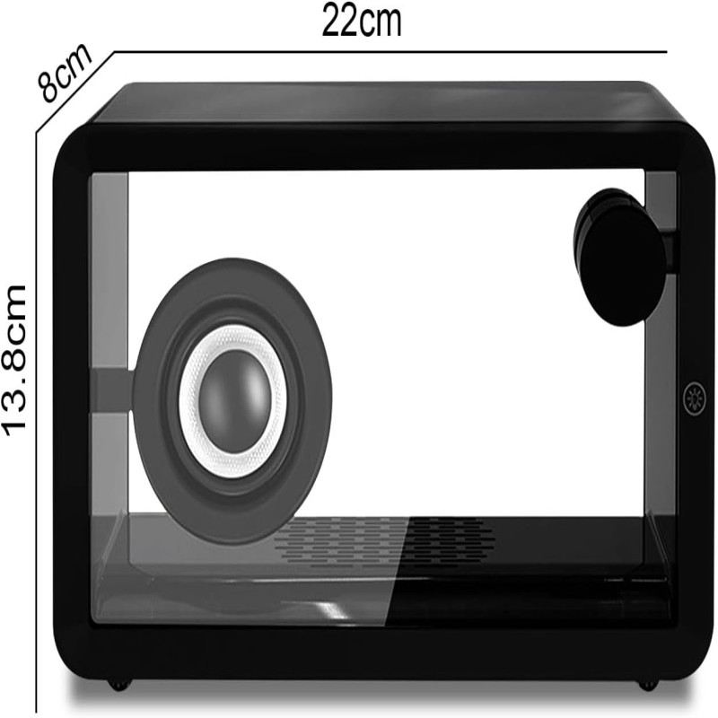 Transparent Bluetooth Speaker | Clear Design with Powerful Sound