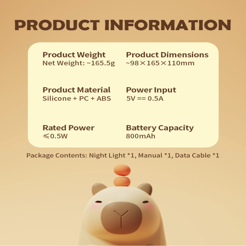 Capibara Lamp