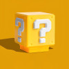 8 Bit Super Mario Mini Question Block Lamp