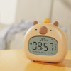 Capybara Digital Alarm Clock | Night Light & Sleep Trainer with Snooze